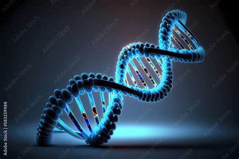dna helix 3d model.